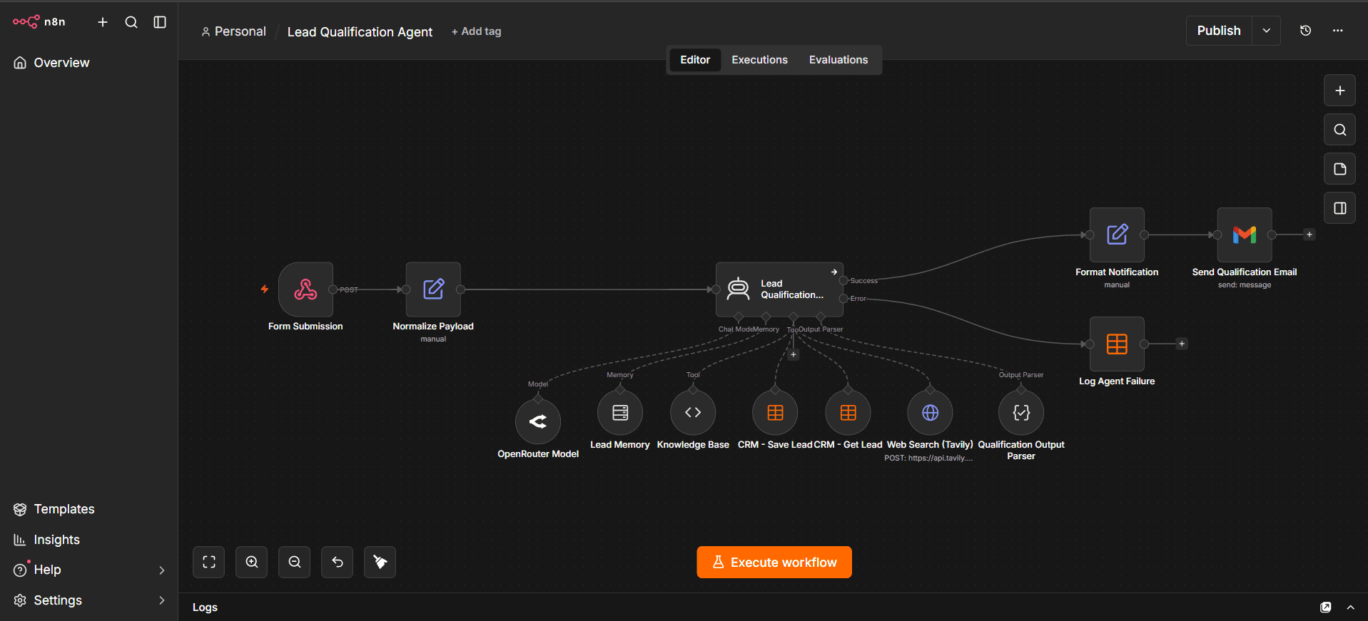AI-Powered Lead Management Pipeline